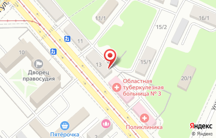 Магазин автозапчастей РосАвтоСнаб в Ленинском районе на карте