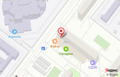 Кафе быстрого питания ДонерКебаб на улице Академика Волгина на карте