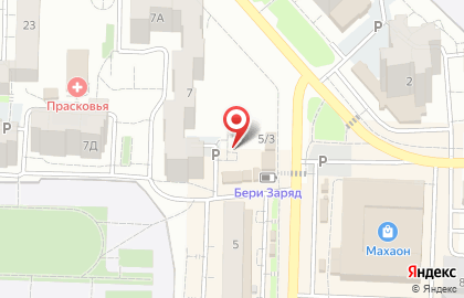 Продуктовый магазин в Красноярске на карте