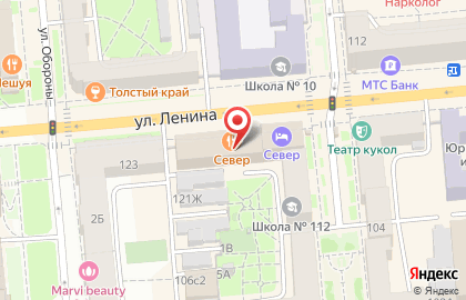 Банкомат АЛЬФА-БАНК, Красноярский филиал на улице Ленина на карте