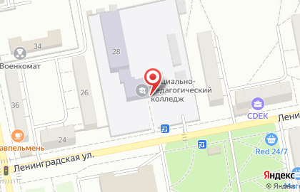 Детский центр Ступени развития на улице Ленинградской на карте