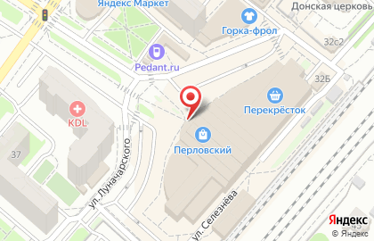 Служба доставки и логистики Сдэк на улице Селезнёва на карте