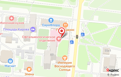 Городская клиническая поликлиника №22 на улице Сибиряков-Гвардейцев на карте