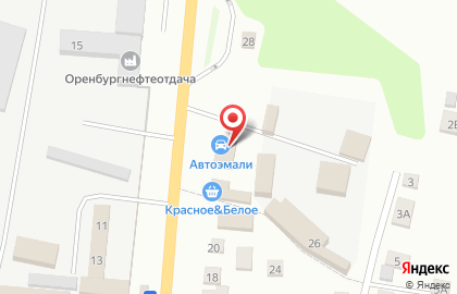 Красное & Белое в Оренбурге на карте