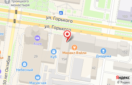 Банк Финансовая Корпорация Открытие на улице Горького на карте