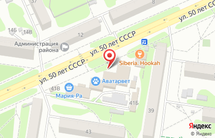 Распродажа на улице 50 лет СССР на карте