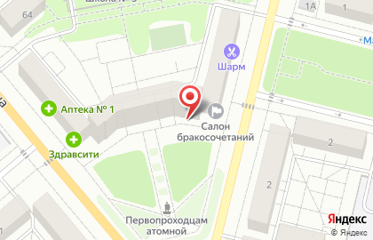 Салон цветов Цветы Люблю в Обнинске на карте