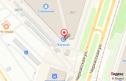 Торговый комплекс Северный на Черкасской улице на карте
