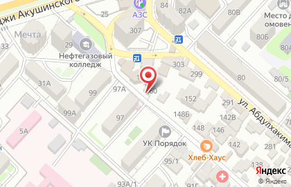 Продуктовый магазин в Махачкале на карте