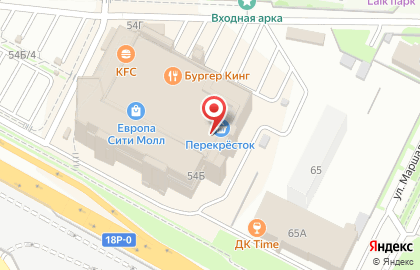 Evrocafe в Центральном районе на карте
