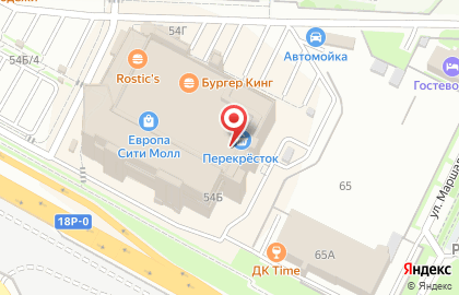 Evrocafe в Центральном районе на карте