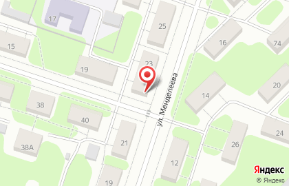 Салон оптики Эксклюзив на улице Менделеева на карте