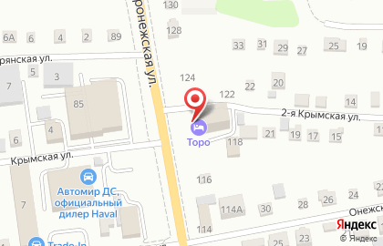 Гостинично-развлекательный комплекс Торо на карте