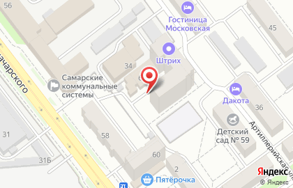 Торговая компания ЦЕНТР на улице Луначарского на карте