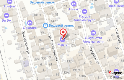 Столовая Марта на карте