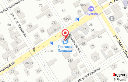 Торговая площадь в Грозном на карте