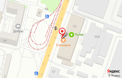 Столовая Фабричная на карте