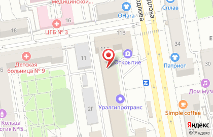 ОАО Банкомат, АКБ Абсолют Банк на улице Свердлова на карте