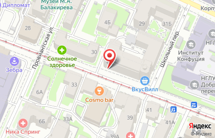 Банкомат СМП банк на Большой Печерской улице на карте