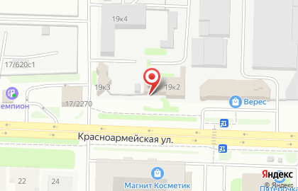 Магазин Крепежный двор на Красноармейской улице на карте