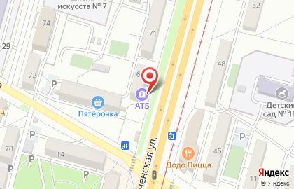 Банкомат Восточный на Краснореченской улице на карте