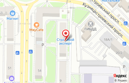 Компания Страховой эксперт в Центральном районе на карте