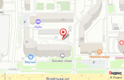Эдем на Взлётной улице на карте