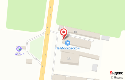 Торговый комплекс На Московской на карте