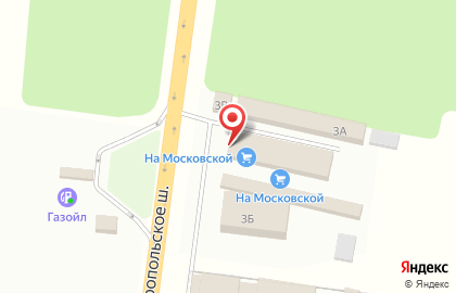 Торговый комплекс На Московской на карте