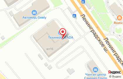 ОАО АКБ Банк Москвы на Ленинградском шоссе на карте