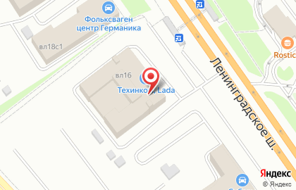 ОАО АКБ Банк Москвы на Ленинградском шоссе на карте