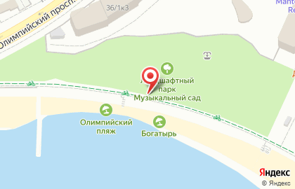 Мидийно-устричный бар Дивноморская Rakushka на Олимпийском проспекте на карте