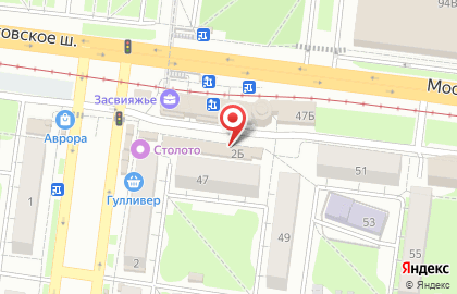Магазин цветов Камелия в Засвияжском районе на карте