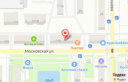 Магазин косметики Белорусочка на Московской улице на карте