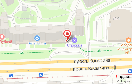 Парикмахерская Bellissimo на карте