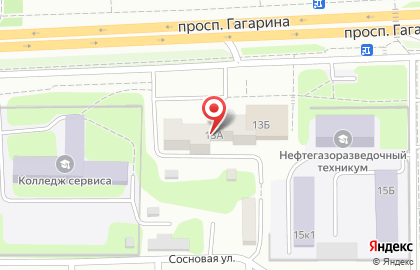 Городская стоматологическая поликлиника на проспекте Гагарина на карте