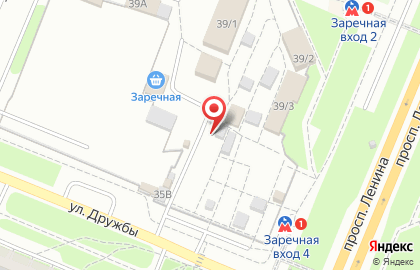 Продуктовый киоск на проспекте Ленина на карте
