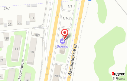 Гостиница Eclipse Family Hotel на Симферопольском шоссе на карте