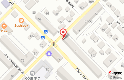 Терминал ОТП банк на Московской улице на карте