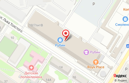 DNS в Пскове на карте