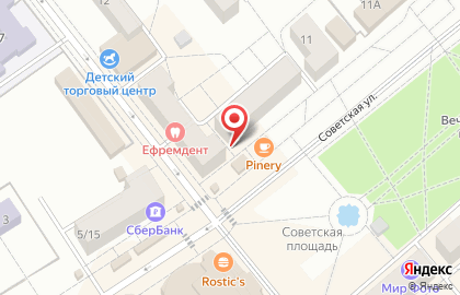 Продуктовый магазин в Москве на карте