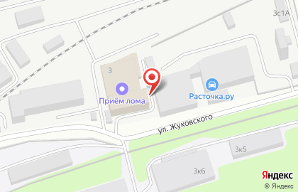 Клининговая компания Чистый дом на улице Жуковского в Долгопрудном на карте