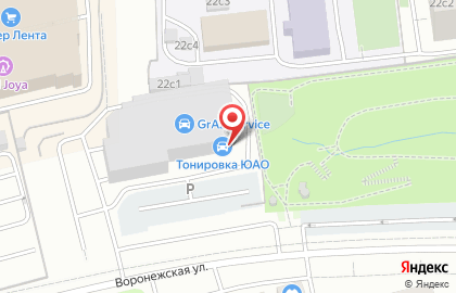 Шиномонтажная мастерская на Красногвардейской на карте