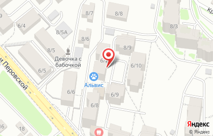 Алые паруса на Кавказской улице на карте