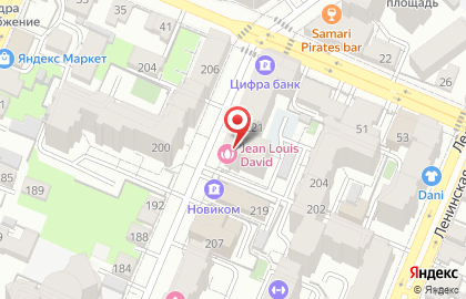 Французская сеть салонов красоты Jean Louis David на карте