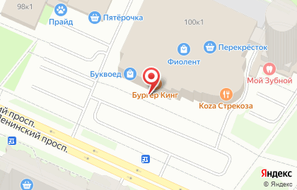 Салон цветов Империя роз в Красносельском районе на карте
