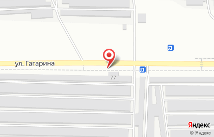Макдоналдс на улице Гагарина на карте