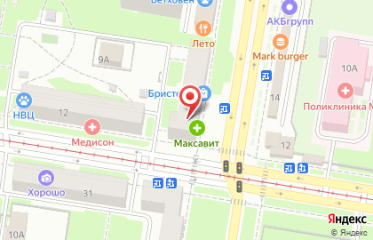 Аптека Максавит на улице Краснодонцев на карте