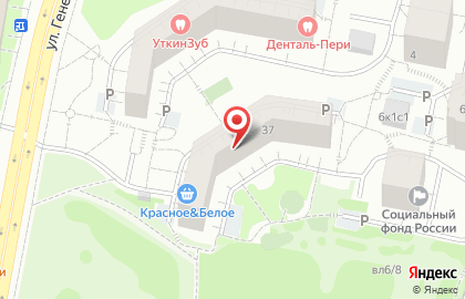 ОДС Жилищник района Митино на улице Генерала Белобородова, 37 на карте