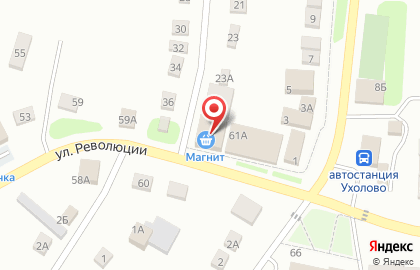 Супермаркет Магнит в Рязани на карте